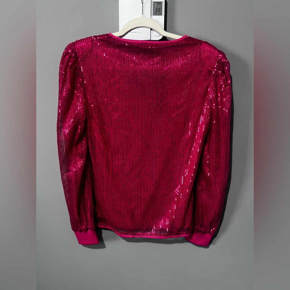 Allegra K NWT pink long sleeve top. - Picture 4 of 4